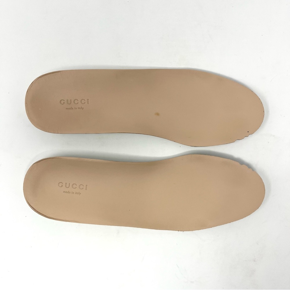 Gucci Ace Bee Platform White Leather Sneakers Shoes Logo Low Top Chunky 36.5 6.5 - Picture 8 of 12